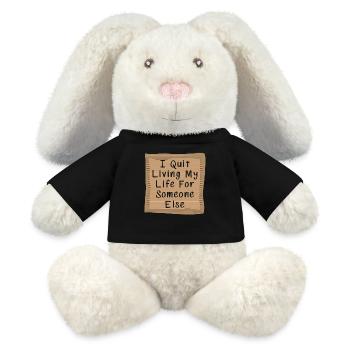 Inspiration - MiniFeet® RecycelHase® Bunny Cream - black - Front