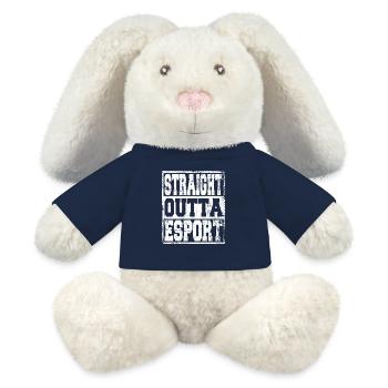 Esport saying funny - MiniFeet® RecycelHase® Bunny Cream - french navy - Front