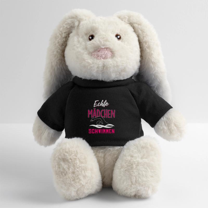 Echte Mädchen schwimmen MiniFeet® RecycelHase® Creme