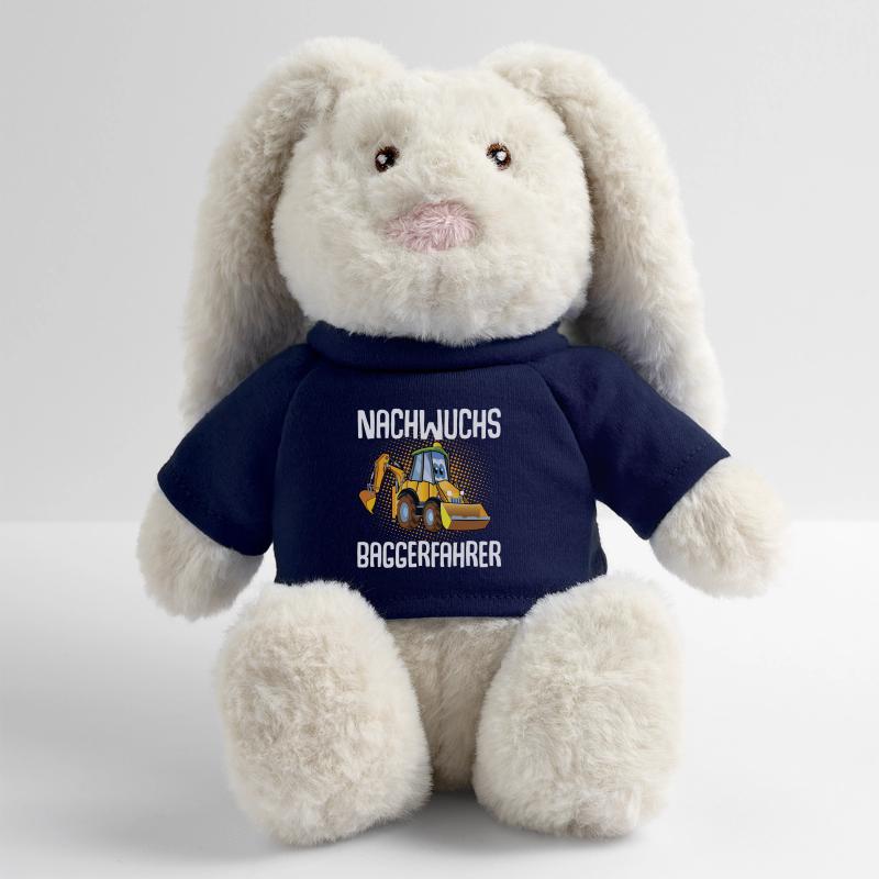 Nachwuchs Baggerfahrer MiniFeet® RecycelHase® Creme