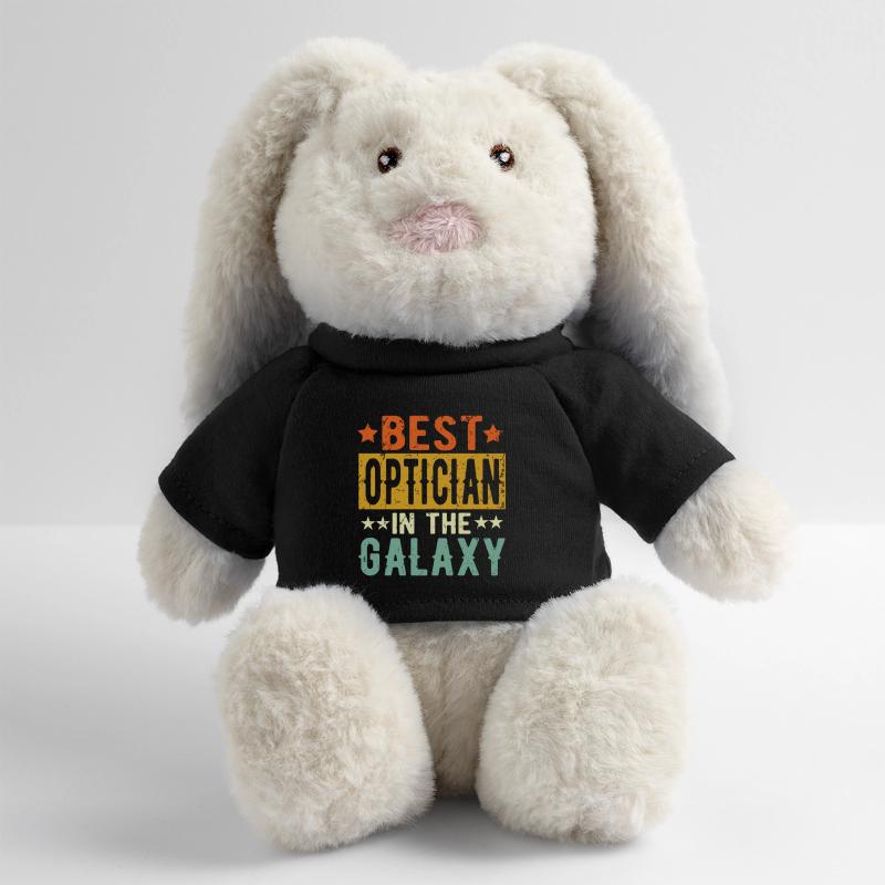 Best Optician ever Optician Gift MiniFeet® RecycelHase® Bunny Cream