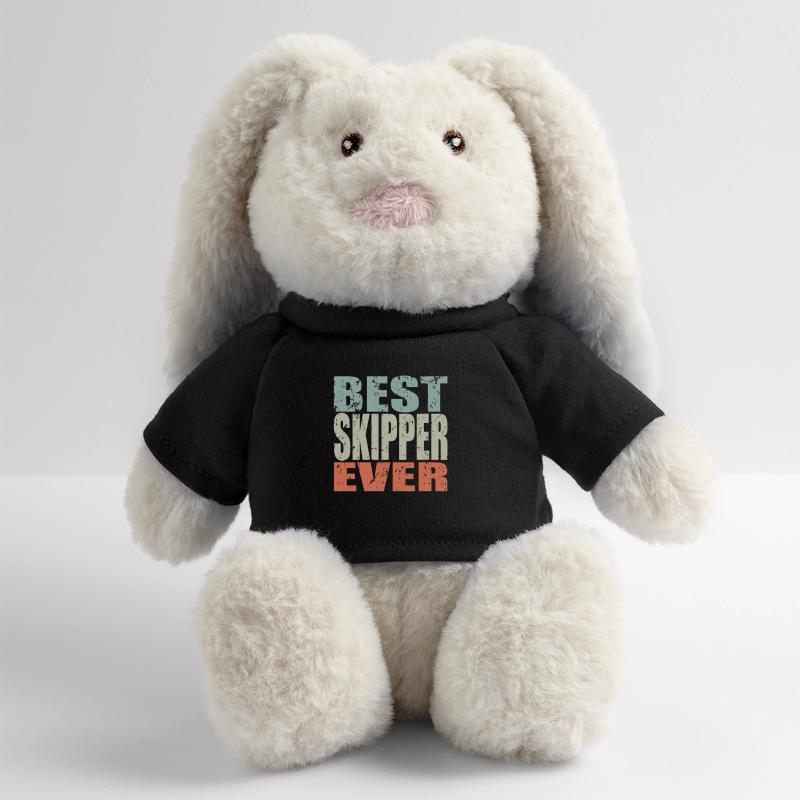 Best Skipper ever Skipper Gift MiniFeet® RecycelHase® Bunny Cream
