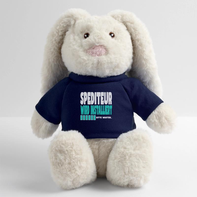 Spediteur wird installiert MiniFeet® RecycelHase® Creme