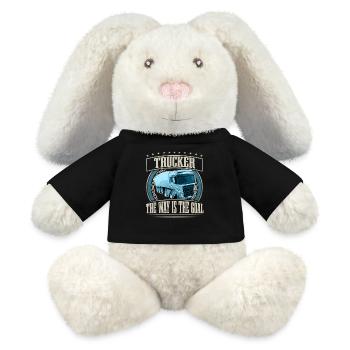 Truck Driver - MiniFeet® RecycelHase® Bunny Cream - black - Front