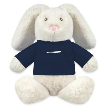 Koreansisch Buchstabe Eu - MiniFeet® RecycelHase® Creme - French Navy - Vorne