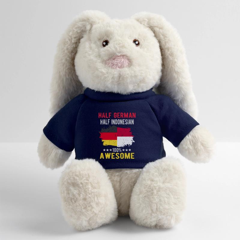 Half German Half Indonesian MiniFeet® RecycelHase® Bunny Cream