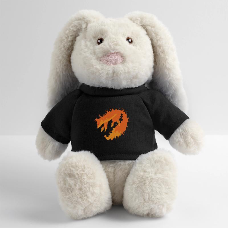 Fire Fox Burning Fox Wilderness Fox MiniFeet® RecycelHase® Bunny Cream