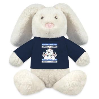 Snowman Christmas Tree - MiniFeet® RecycelHase® Creme - French Navy - Vorne