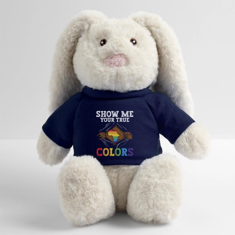 Non autorisé dans les classes 9, 16 de Nice; US, WHERE, EM, ROYAUME-UNI Lapin en peluche recyclé MiniFeet® Crème