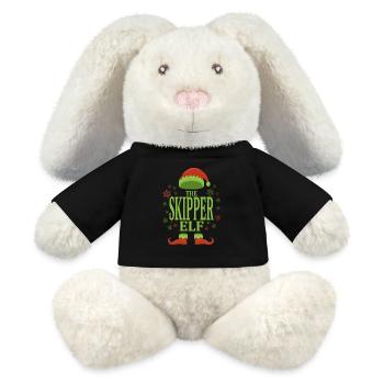Skipper Weihnachtself - MiniFeet® RecycelHase® Creme - Schwarz - Vorne