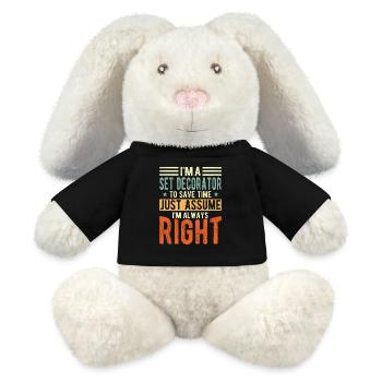 Set Decorator - MiniFeet® RecycelHase® Bunny Cream - black - Front