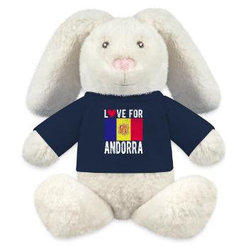 Andorra Souvenir - MiniFeet® RecycelHase® Bunny Cream - french navy - Front