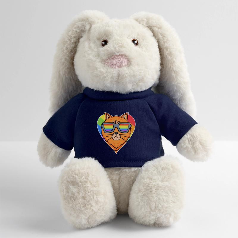 Rainbow - Cat MiniFeet® RecycelHase® Bunny Cream