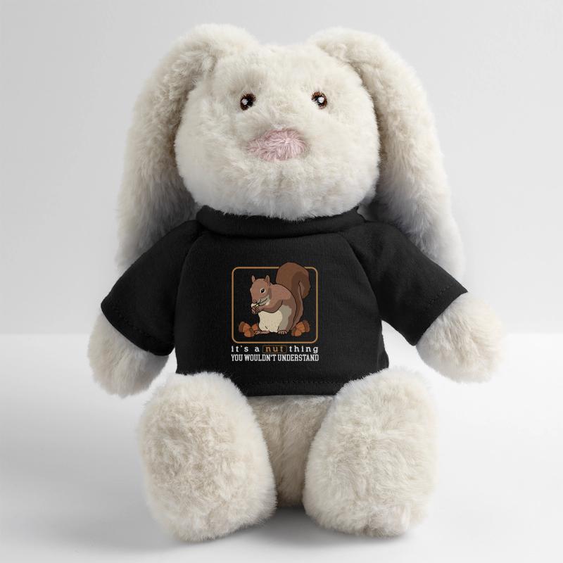 Süßes Eichhörnchen Hörnchen Grauhörnchen Geschenk MiniFeet® RecycelHase® Creme