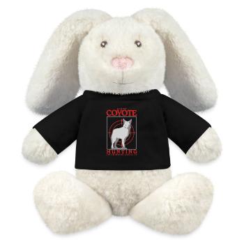 Hunter Hunting Hunting License Hunting Huntress Gift - MiniFeet® RecycelHase® Bunny Cream - black - Front