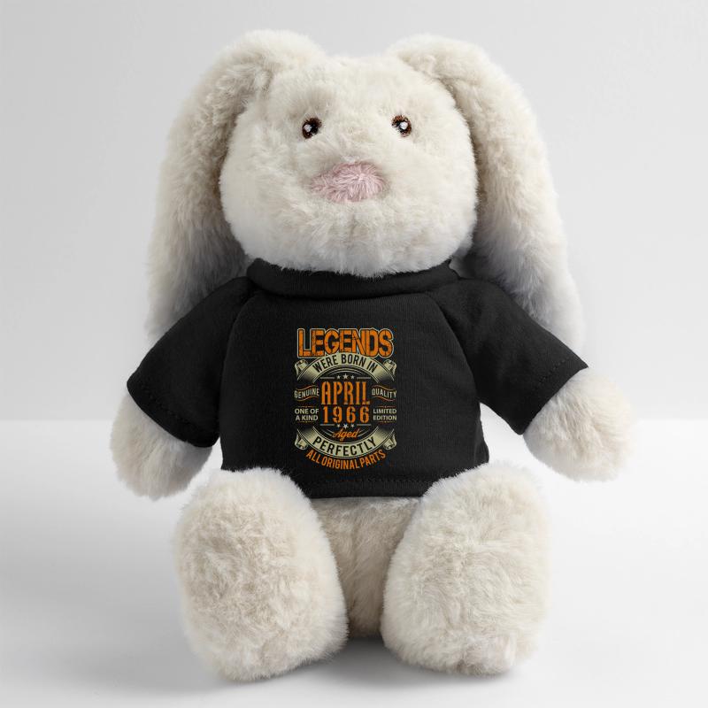 1966 April Birthday Legend MiniFeet® RecycelHase® Bunny Cream