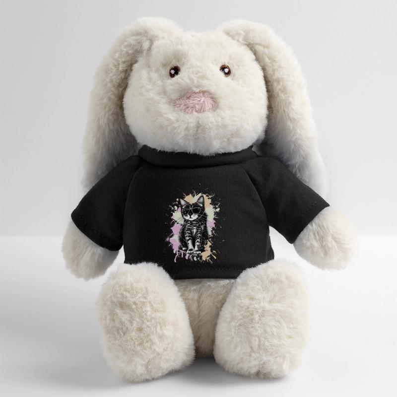 Coole Katze Mit Sonnenbrille MiniFeet® RecycelHase® Creme