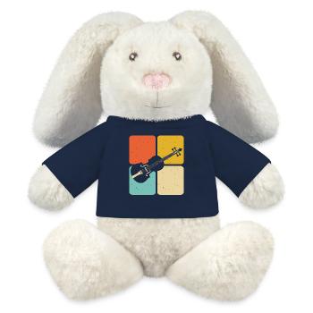 Violin Violinist - MiniFeet® RecycelHase® Bunny Cream - french navy - Front