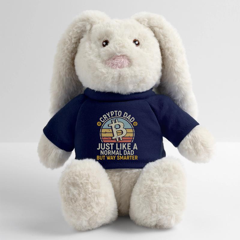 Bitcoin Crypto Cryptocurrency MiniFeet® RecycelHase® Bunny Cream