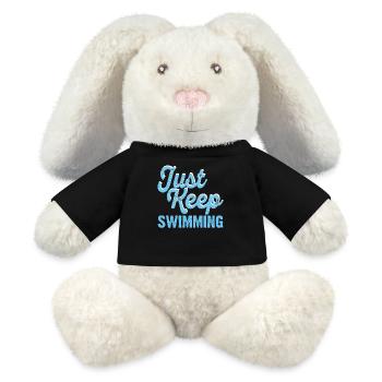 Schwimmen Schwimmer - MiniFeet® RecycelHase® Creme - Schwarz - Vorne