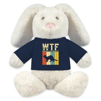 Frettchen - MiniFeet® RecycelHase® Creme - French Navy - Vorne