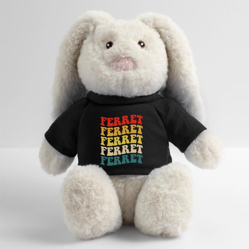 Frettchen MiniFeet® RecycelHase® Creme