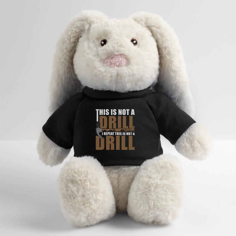 Ce n’est pas une perceuse Artisan Blagues Marteau Lapin en peluche recyclé MiniFeet® Crème