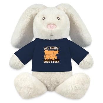 Livestock Breeder All About Good Stock Farm Animal - MiniFeet® RecycelHase® Bunny Cream - french navy - Front
