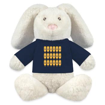 Mais Hundefutter - MiniFeet® RecycelHase® Creme - French Navy - Vorne