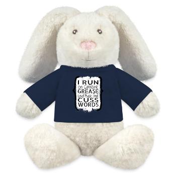automotive technician gift idea baseballshirt - MiniFeet® RecycelHase® Creme - French Navy - Vorne