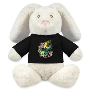 White Magic - MiniFeet® RecycelHase® Bunny Cream - black - Front