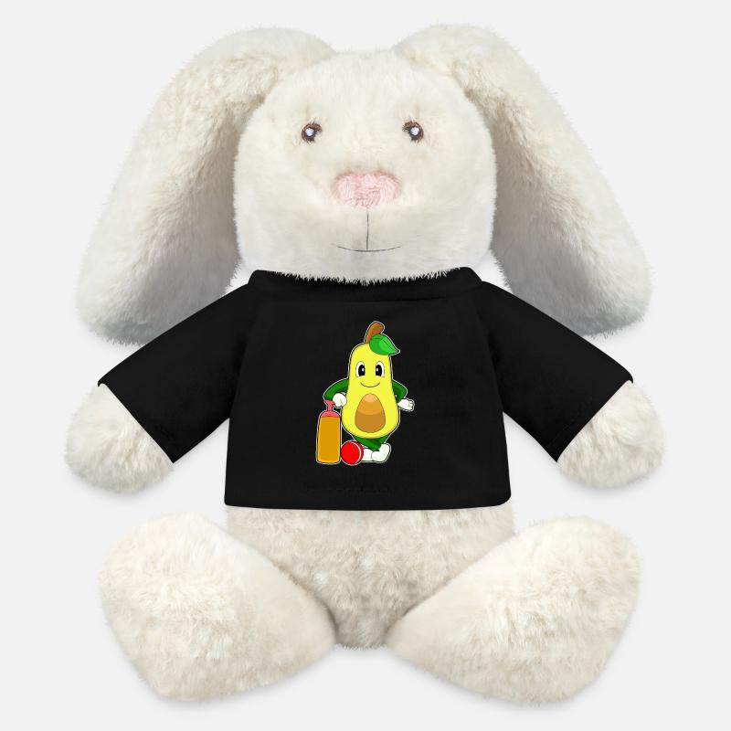 Avocado Cricket Cricketschläger - MiniFeet® RecycelHase® Creme - Schwarz