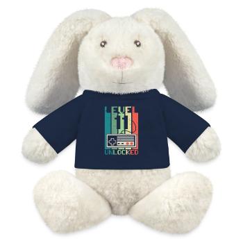Level 11 freigeschaltet - MiniFeet® RecycelHase® Creme - French Navy - Vorne