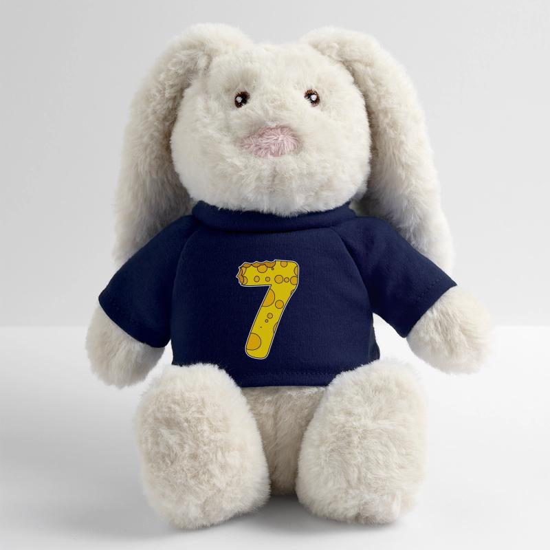 Graphique 7 Lapin en peluche recyclé MiniFeet® Crème