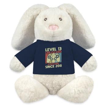 Level 13 freigeschaltet - MiniFeet® RecycelHase® Creme - French Navy - Vorne