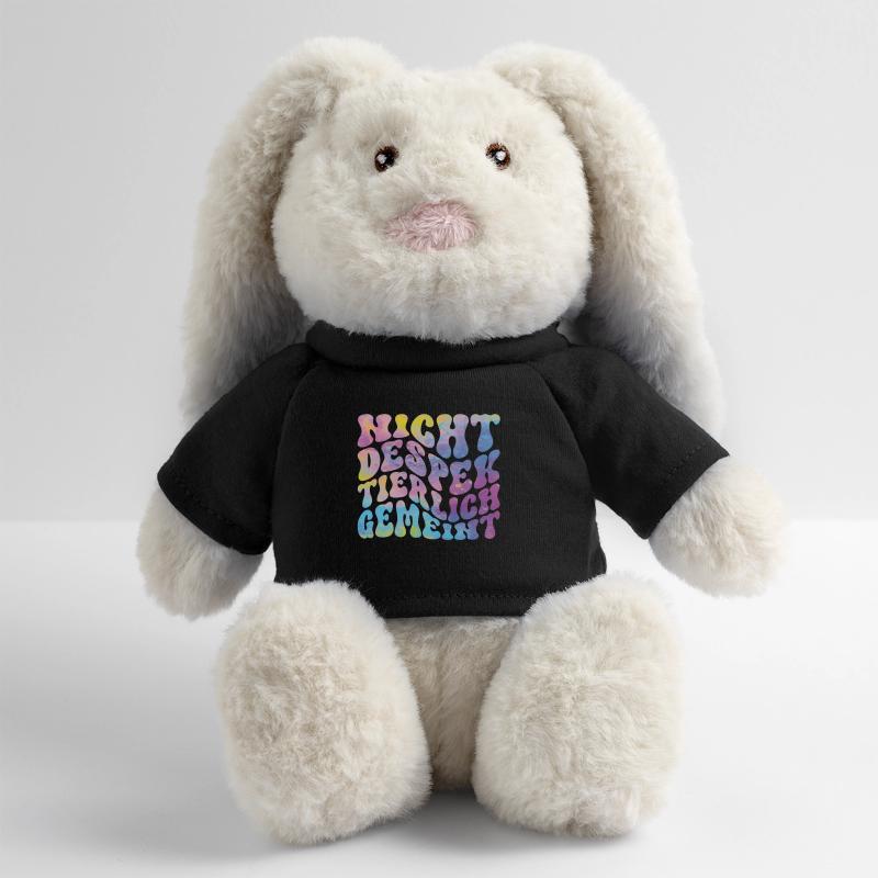 Ce n’est pas un manque de respect Lapin en peluche recyclé MiniFeet® Crème