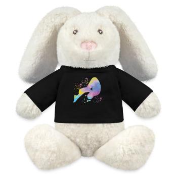 Diving, Synchronized Diving, Artistic Jumping - MiniFeet® RecycelHase® Bunny Cream - black - Front