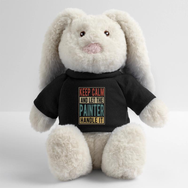 Painter Retro Gift MiniFeet® RecycelHase® Bunny Cream