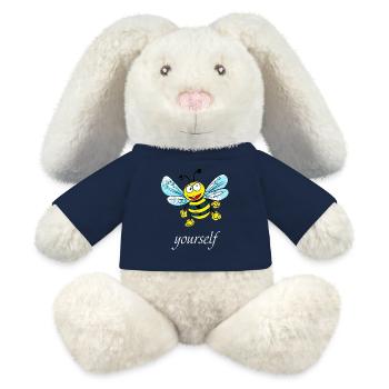 be (e) yourself - MiniFeet® RecycelHase® Bunny Cream - french navy - Front