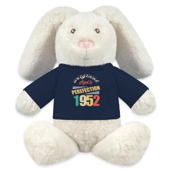 I'm 72 years old | I was born in 1952 - birth - MiniFeet® RecycelHase® Bunny Cream - french navy - Front