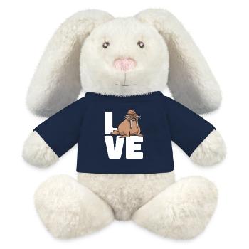 Walross - MiniFeet® RecycelHase® Creme - French Navy - Vorne