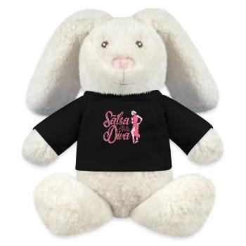 Salsa Danse Salsa Diva Mambo Danse Danse Sport - Lapin en peluche recyclé MiniFeet® Crème - noir - Devant