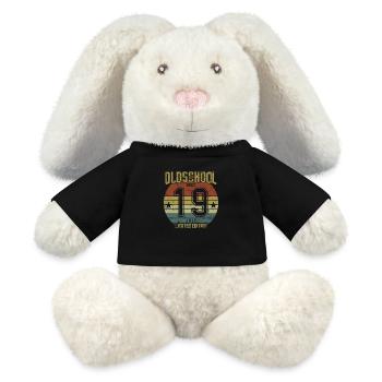 July 2019 - Birthday in July Oldschool - MiniFeet® RecycelHase® Bunny Cream - black - Front