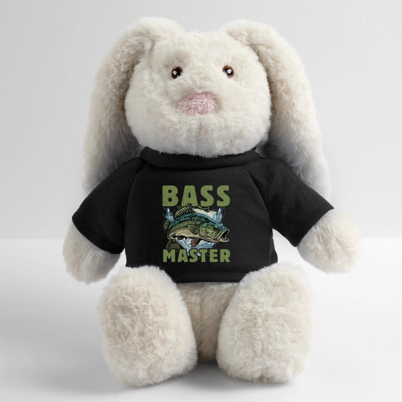 Maître de la basse Lapin en peluche recyclé MiniFeet® Crème