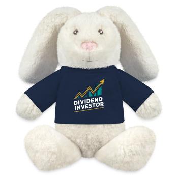 Lustige finanzielle Unabhängigkeit von Dividendeninvestoren - MiniFeet® RecycelHase® Creme - French Navy - Vorne
