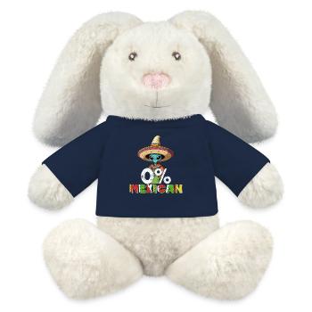 Alien Kein Mexikaner Lustiger Fiesta Spruch - MiniFeet® RecycelHase® Creme - French Navy - Vorne