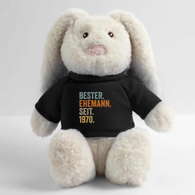 Valentinstag Bester Ehemann Seit 1970 MiniFeet® RecycelHase® Creme