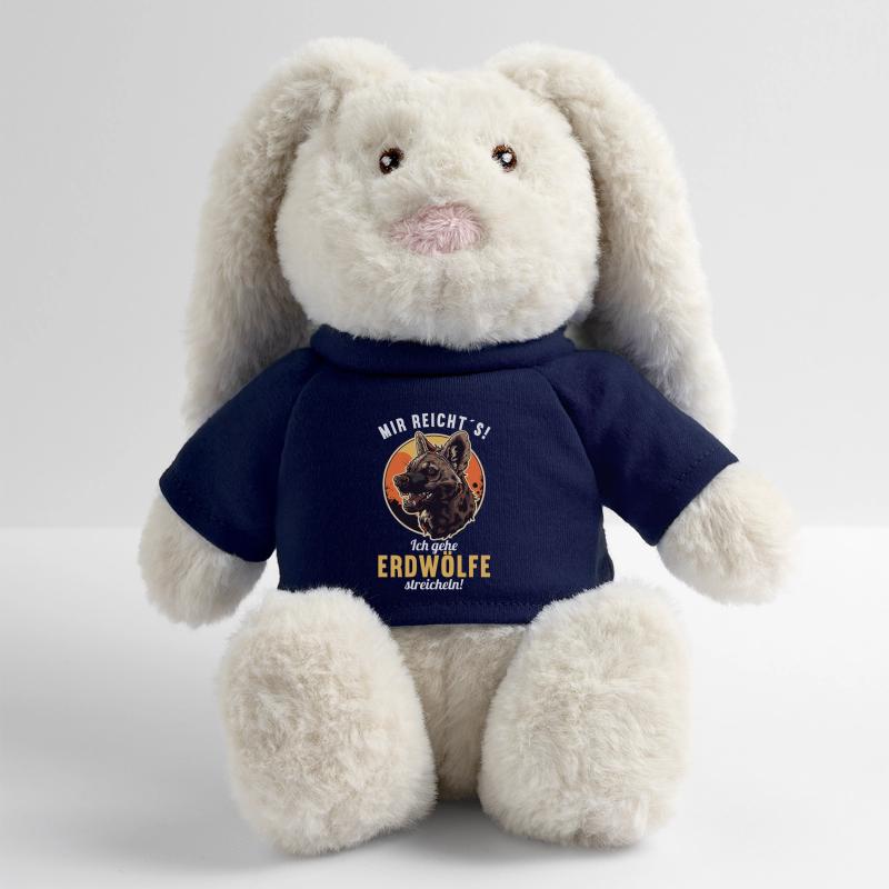 Loups d’Aardwolf Lapin en peluche recyclé MiniFeet® Crème