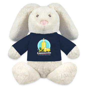 Limoncello Lemons Limoncellos Liqueur Gift - MiniFeet® RecycelHase® Bunny Cream - french navy - Front