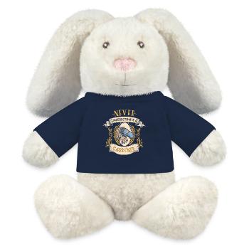 Gardener Green Thumb Funny Gift - MiniFeet® RecycelHase® Bunny Cream - french navy - Front
